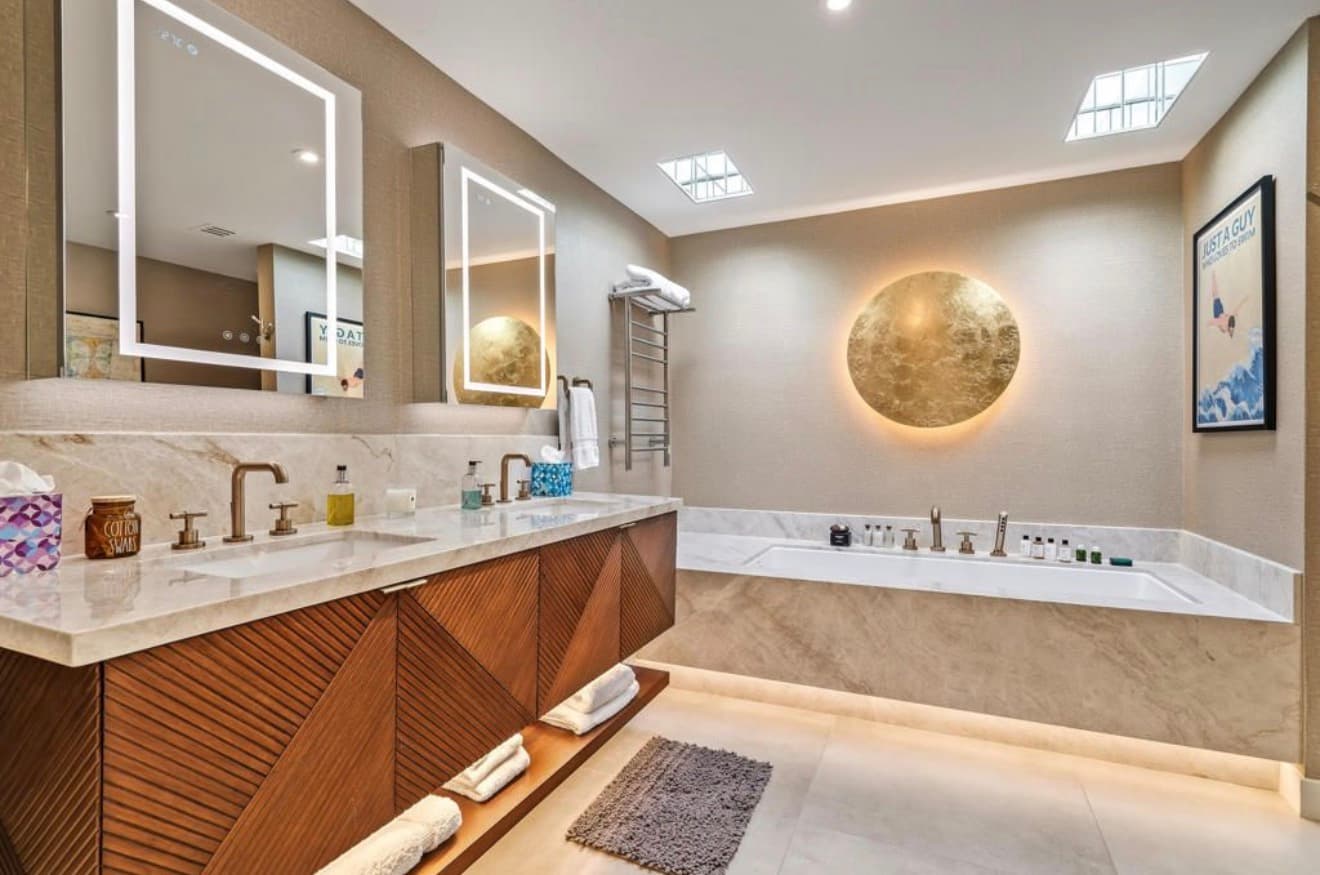 luxury bathroom remodel