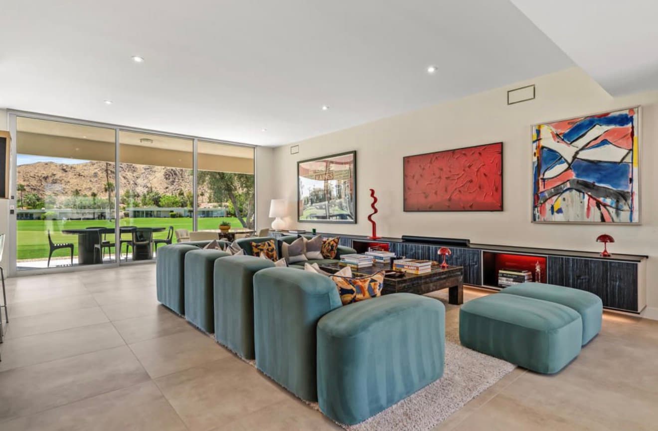 Renovated living room