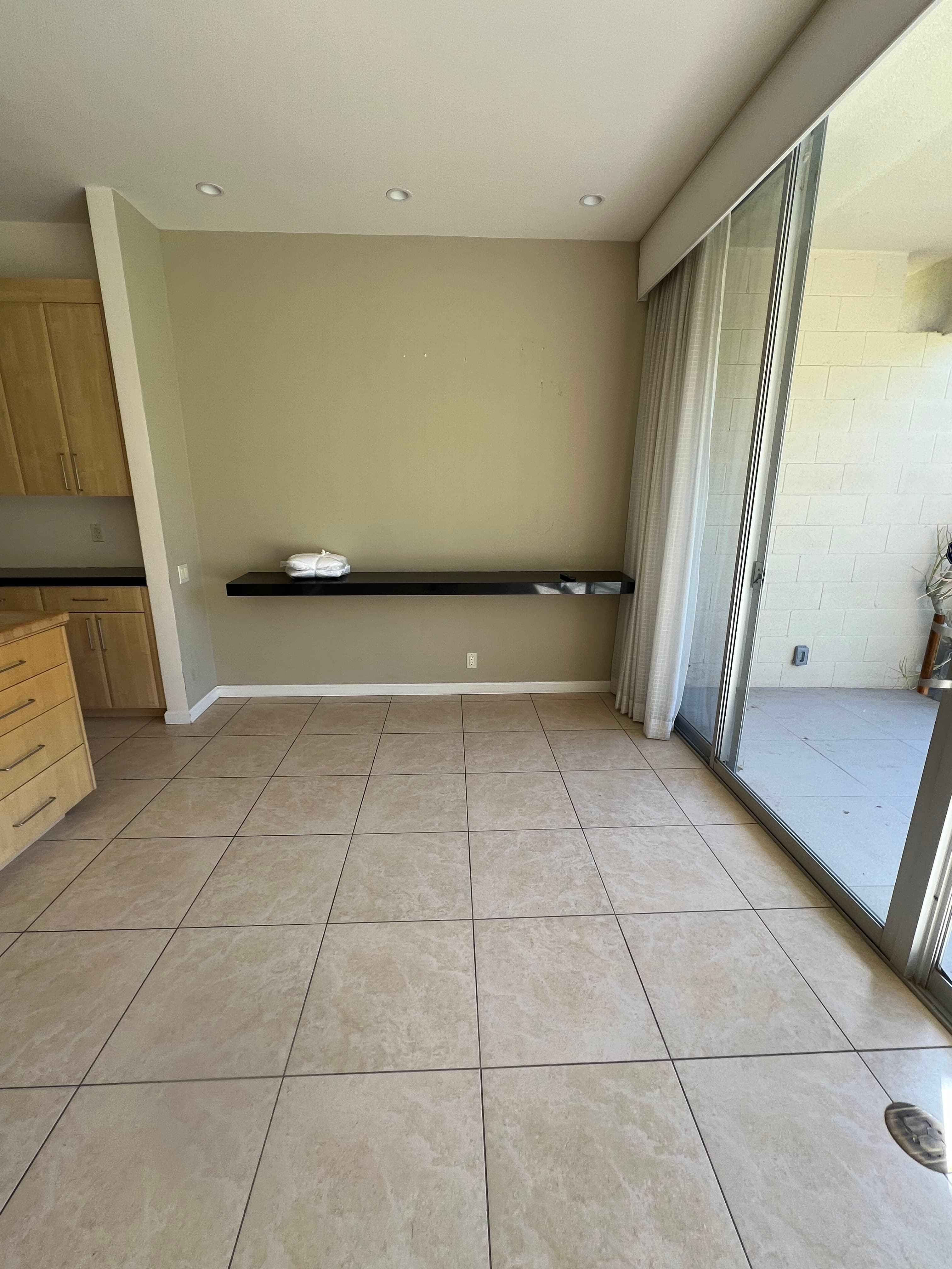 before picture of living area