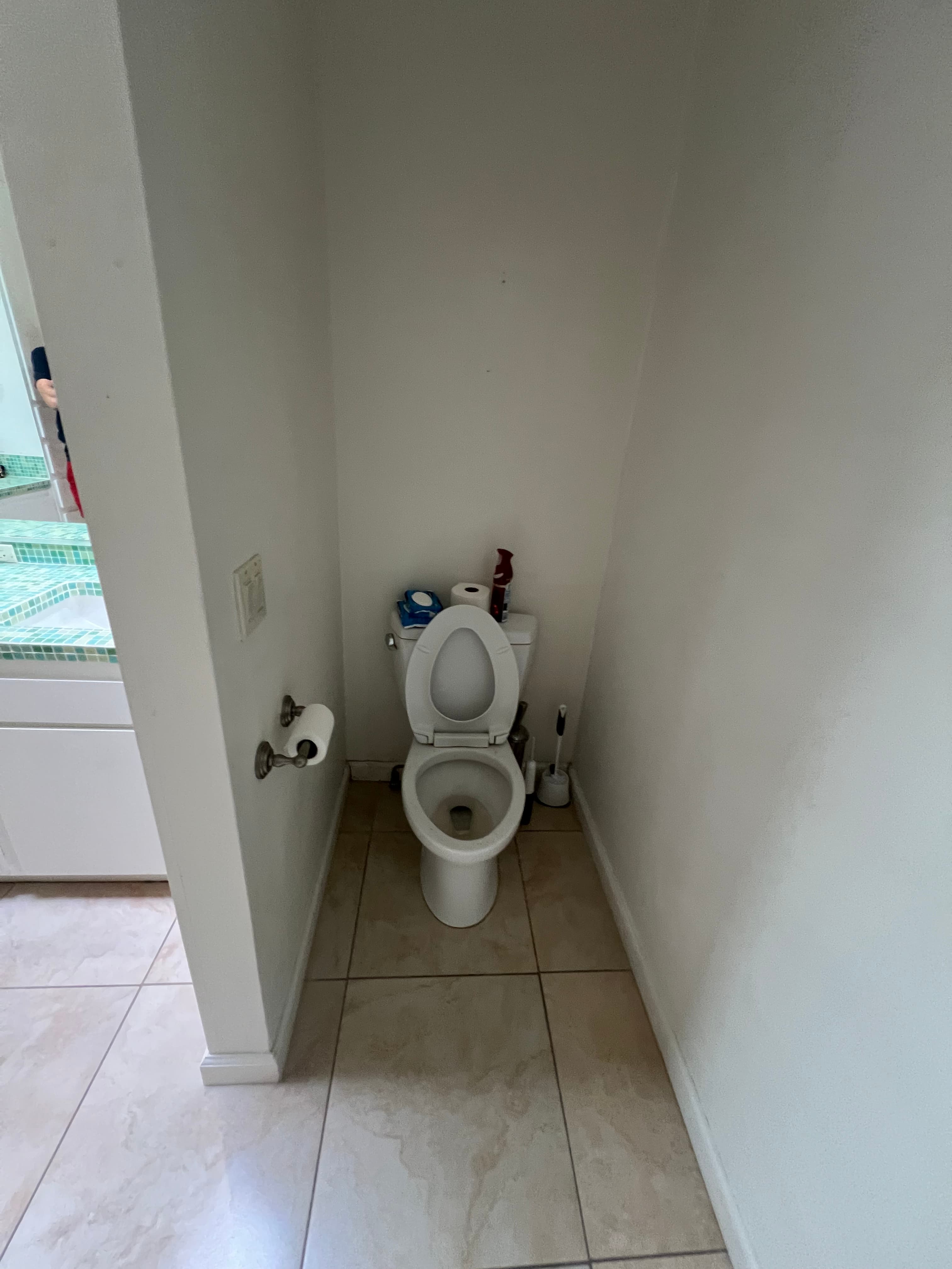 before half bathroom