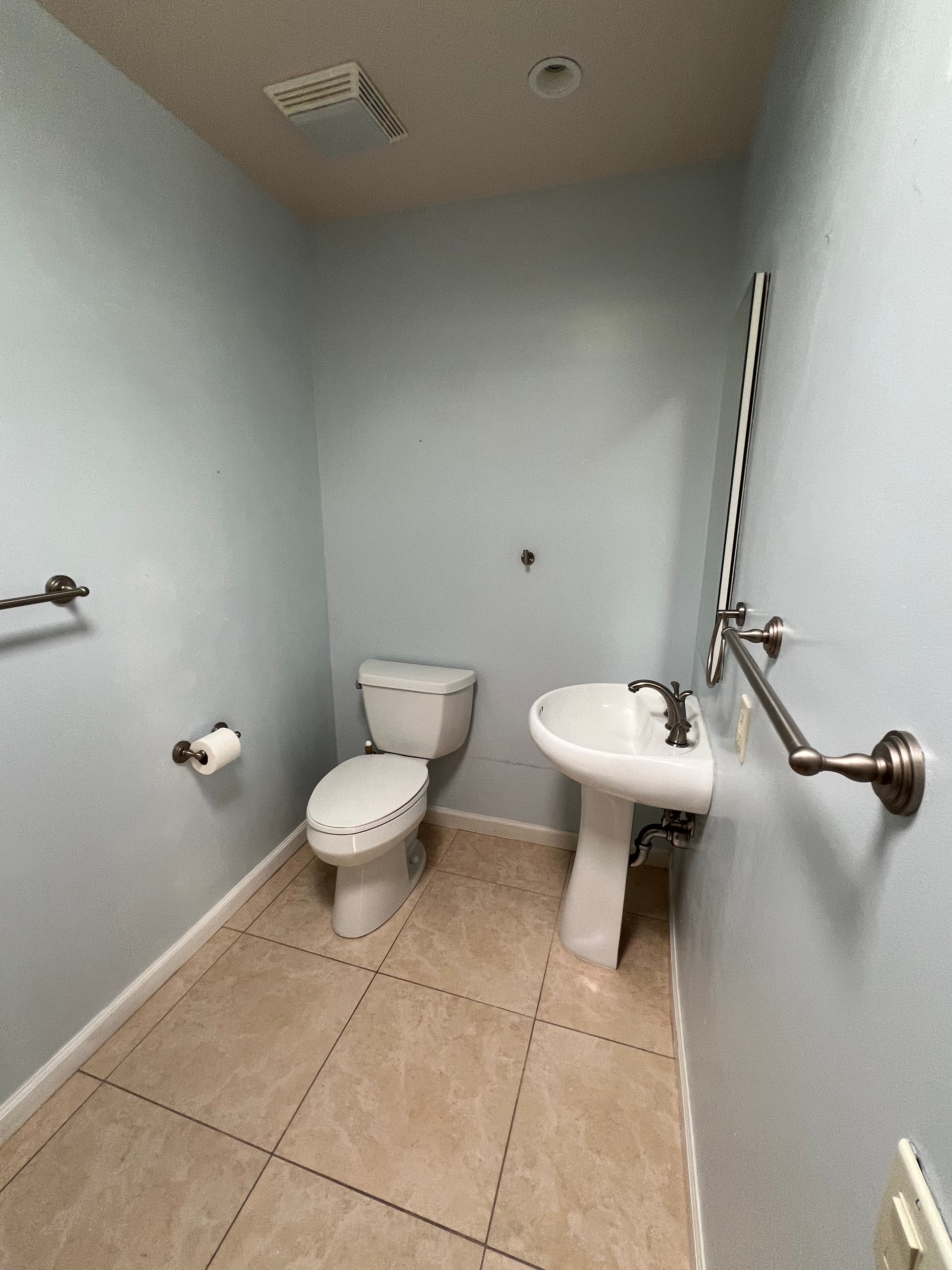 before half bathroom
